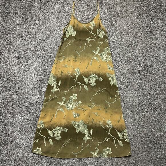 Vintage Nina Piccalino Dress Rayon 80s 90s Size 6 Floral Print Made in USA - Picture 6 of 7